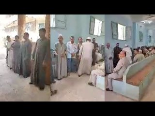 عزاء منار سعدة طالبة الثانوية العامة المتوفية أثناء الامتحانات بالمنوفية