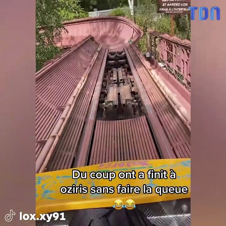 Evacuation dans un manège Astérix