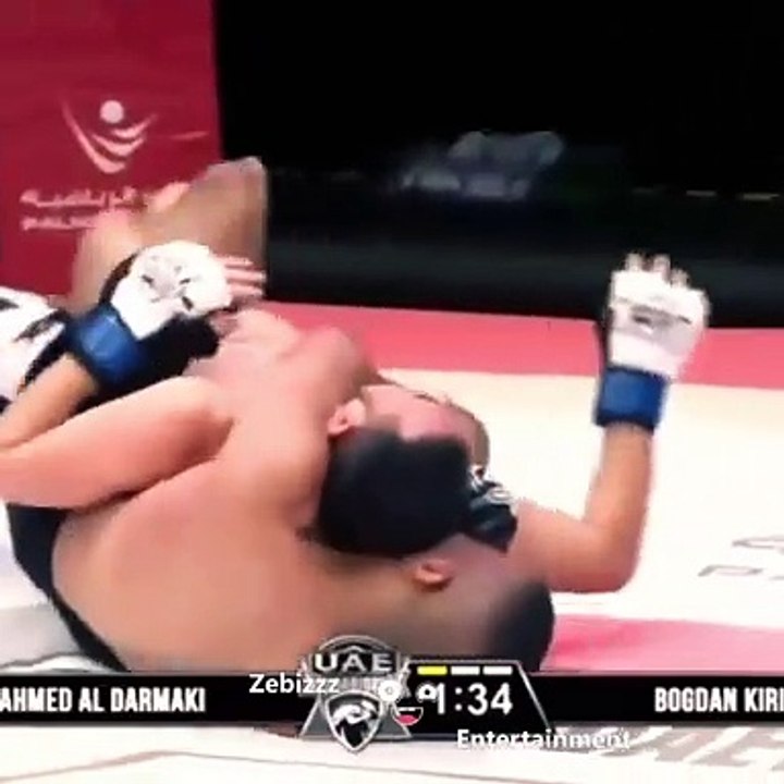 mma fighter hit the refree