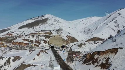 Ulaşıma açılan Eğribel Tüneli ile vatandaşın kış çilesi sona erdi