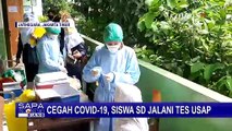Murid SD Negeri 01 Cipinang Muara Jalani Tes Usap Antigen Sebelum Jalani PTM!