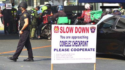 PNP sets up checkpoints in Metro Manila