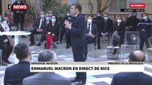 Emmanuel Macron à Nice : «Nous avons créé 10.000» postes dans la police et la gendarmerie