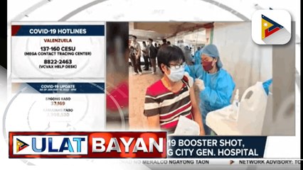 Rollout ng COVID-19 booster shot, sinimulan na sa Laoag City Gen. Hospital