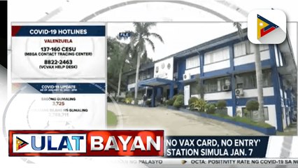 PRO-11, nagpatupad ng “No vax card, no entry” policy sa police station simula Jan. 7