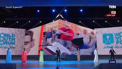 "كان أملي كبير نرجع يوم" الشرنوبي وأصوات رائعة في اغنية ضمن فعاليات منتدى شباب العالم