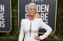 Jamie Lee Curtis appeared via pre-recorded video at private Golden Globes