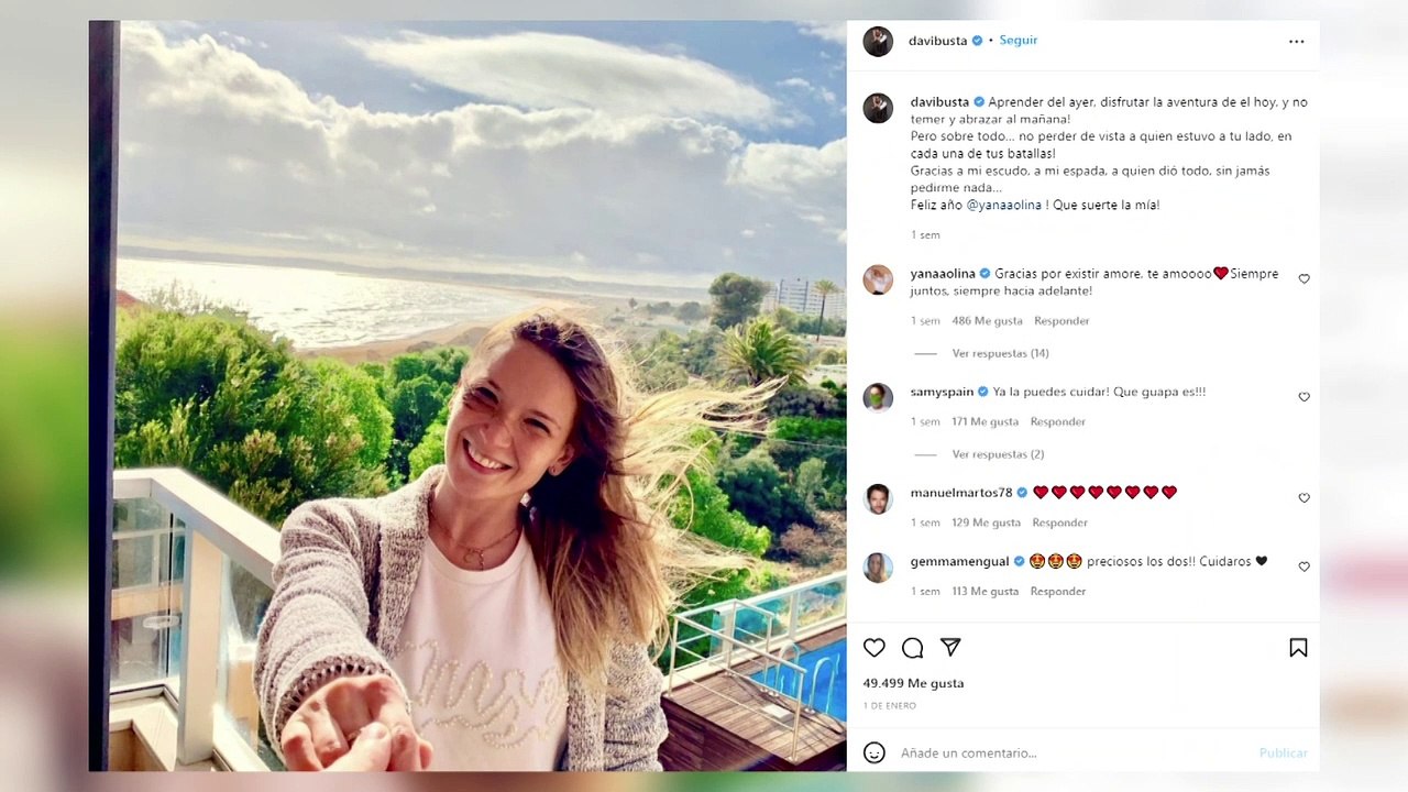 David Bustamante descarta que vaya a haber boda con Yana Olina a corto plazo