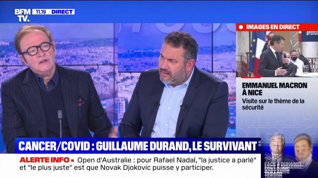 Hospitalisé du Covid, Guillaume Durand raconte: J'étais à côté de quelqu'un qui exprimait une douleur la nuit qui était déchirante