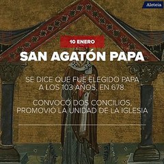 Los Santos de la semana - "San Agatón Papa"