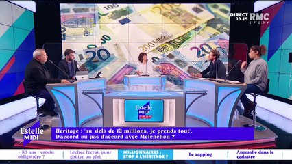 Héritage : "au-delà de 12 millions, je prends tout", d'accord ou pas avec Mélenchon ? - 10/01