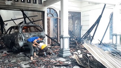 Mobil Meledak di Garasi, Rumah Mewah di Aceh Ludes Terbakar