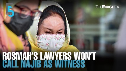 EVENING 5: Rosmah’s defence won’t call Najib as witness