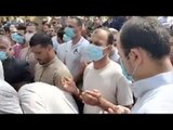 دعاء مؤثر يبكي أهالي أبو رقبة أثناء في وداع محمود العربي