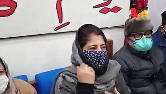 Mehbooba Mufti hits out at Government for curbing it's activities in guise of COVID-19.