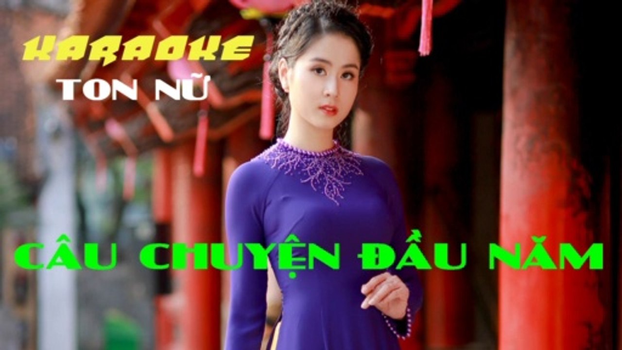 Câu Chuyện Đầu Năm - Karaoke ( Ton Nữ - Em ) | 3N Music