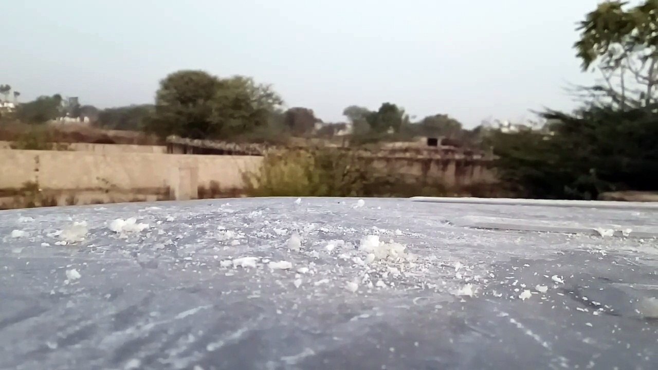 सर्दी से जमा प्रदेश, माउंट आबू माइनस तीन डिग्री...