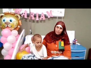 بعد استجابة الرئيس.. الطفلة مريم في أول ظهور من داخل معهد ناصر