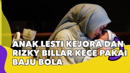 Anak Lesti Kejora dan Rizky Billar Kece Pakai Baju Bola, Tuai Komentar Usil