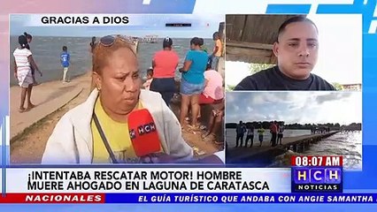 ¡Aún no encuentran cuerpo! Ahogado muere joven en Laguna de Caratasca