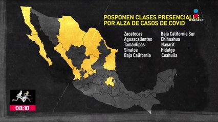 Estos estados pospusieron el regreso a clases por alza de casos Covid