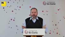 Els comuns reclamen al Govern no portar només mesures independentistes a la taula