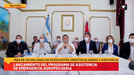 Lanzamiento del programa se asistencia de Emergencia Agropecuaria