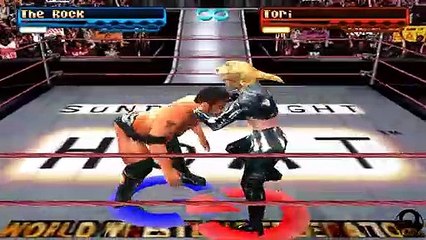 WWF Smackdown! The Rock vs Tori