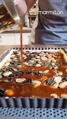 Tarte amandes et graines de courge