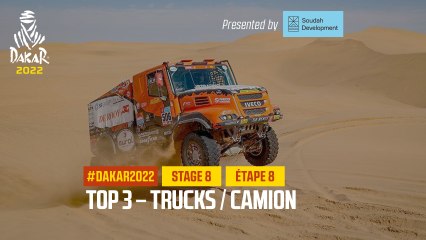 Trucks Top 3 presented by Soudah Development - Étape 8 / Stage 8 - #Dakar2022