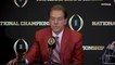 Nick Saban Discusses Rematch with Georgia, Underdog Mentality