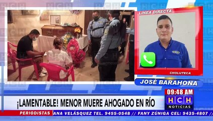 ¡Desgracia! Niño de 12 años muere ahogado en San Isidro, Choluteca