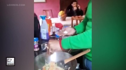 जब किचन में खुद मैगी बनाने लगे पवन सिंह, लंदन से खास वीडियो आया सामने