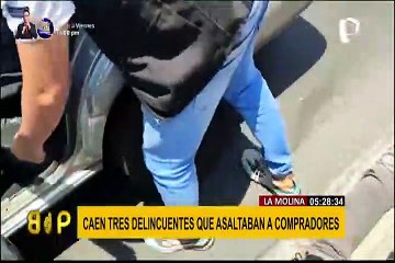 La Molina: capturan sujetos que ofrecían productos por internet para luego asaltar a compradores