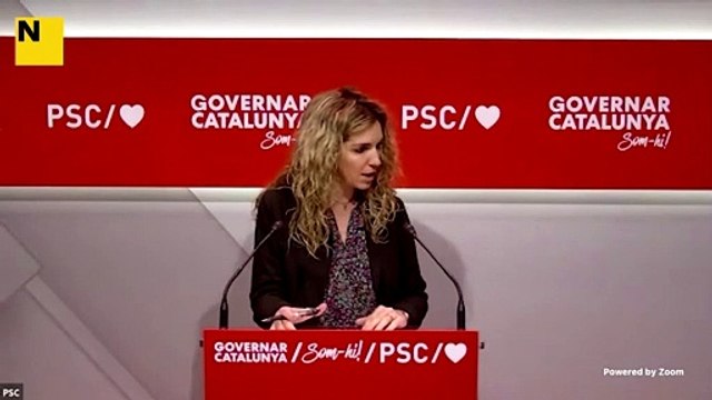 La portaveu del PSC, Elia Tortolero, ha anunciat que participaran en el pacte nacional per la llengua sempre que hi sigui tothom