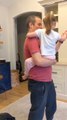 Little Girl Dances With Dad as Family Celebrates Christmas in Isolation Amidst Pandemic