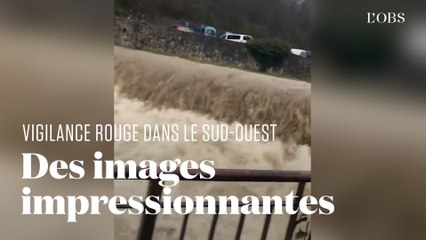 Inondations dans le Sud-Ouest : deux départements en alerte rouge "crues"