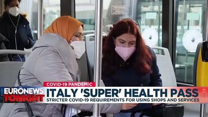 'Super green pass': Unvaccinated banned from Italian bars, restaurants and public transport