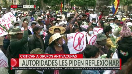 Leonardo Loza critica a grupos anti vacunas y les pide reflexionar