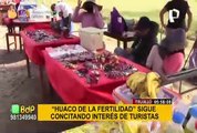 Trujillo: instalan feria en alrededores del “Huaco de la Fertilidad” ante masiva llegada de turistas