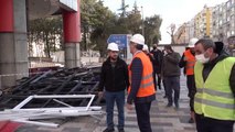 KAHRAMANMARAŞ - Özel İdare İş Merkezi'nin yıkımına başlandı