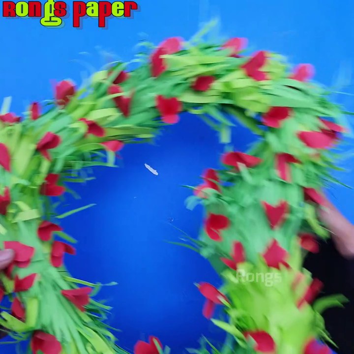 Colour Paper Heart Ornaments For Valentine's Day - Heart Shape Valentine Day Gift Ornaments