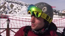 Ergan Dağı'nda çifte adrenalin. Hem kayak hem de yamaç paraşütü yapılabiliyor