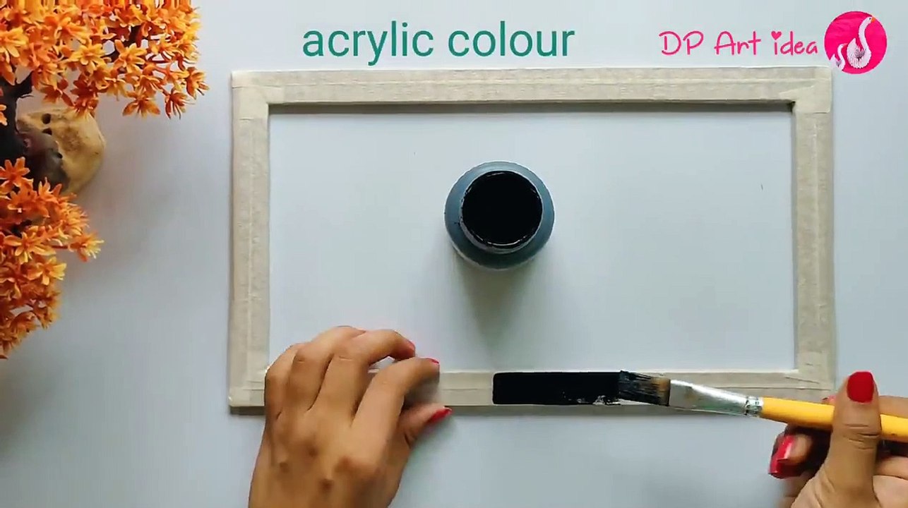 Beautiful Wall Picture with Paper Craft