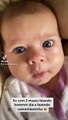 Vídeo: Bebê surpreende ao dar ‘bom dia’ com apenas dois meses de vida