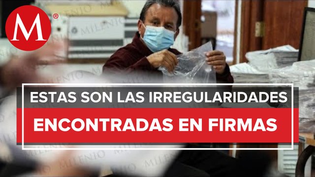 Detectan irregularidades en firmas de credenciales de elector para revocación de mandato