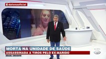 No Brasil Urgente, Datena comentou sobre o caso da mulher que foi morta a tiros pelo ex-marido em UBS em SP. #BrasilUrgente