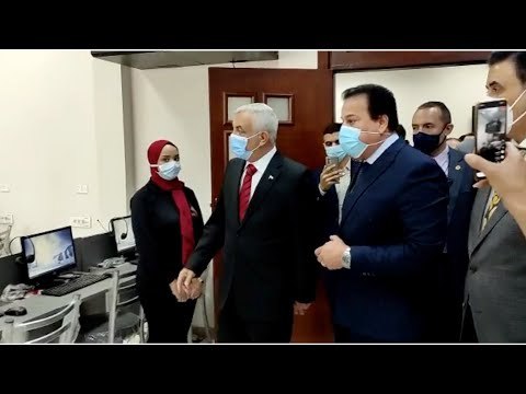 وزير التعليم العالي يتفقد جامعة المنوفية الأهلية