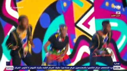 الرئيس السيسي والسيدة قرينته يشهدان افتتاح مسرح شباب العالم