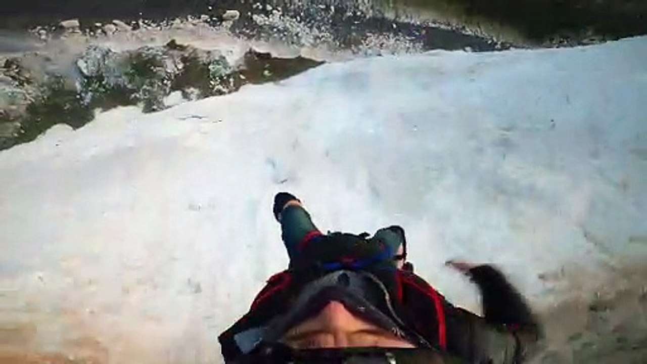 Thrilling POV BASE Jump
